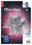 Designkarton Filino-Stern Shining Paper silber
