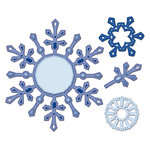 Spellbinders Metallschablonen Snowflake Pendant