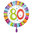 Folienballon Radiant Birthday